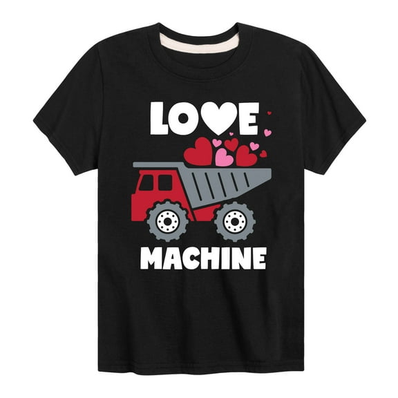 Instant Message - Valentine's Day Love Machine - Toddler And Youth Short Sleeve Graphic T-Shirt