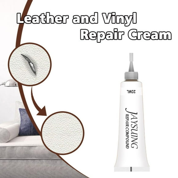 LSLJS 20ml Leather Repair Filler Cream Kit Restores Car Seat Sofa Scratch Rip Scuffs Tool, Home Accessories