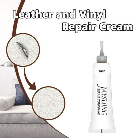 Leather Repair Gel for Furniture,20ml Leather Repair Filler Cream Kit Restores Car Seat Sofa Scratch Rip Scuffs Tool,Liquid Leather Repair Kit, Restorer of Your Couch, Sofa, Car Seat and Your Jacket