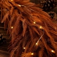 thumbnail image 7 of Fall Artificial Hanging Decor,5.9 Ft Faux Rattan Hanging Decor with Lights | Thanksgiving Decorations Garland for Fireplace Window Table Wall Decor, 7 of 7