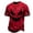 Red, variant on CONFREE Halloween Mens Short Sleeve Tshirts Crew Neck Pumpkin Face Graphic Lightweight Hallowmas T-Shirts for Men