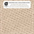 thumbnail image 3 of Great Bay Home Quick Dry Cotton Checkered Textured 6-Pack Hand Towel Set, Sandstone, 3 of 7