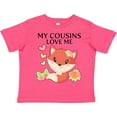 thumbnail image 3 of Inktastic My Cousins Love Me Little Fox Boys or Girls Toddler T-Shirt, 3 of 5