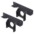 thumbnail image 4 of WEUVEB 2 Pcs Support de Pergola en Métal Noir pour Porte d'Entrée et Patio, Support de Remplacement avec Rallonge en T, 4 of 8