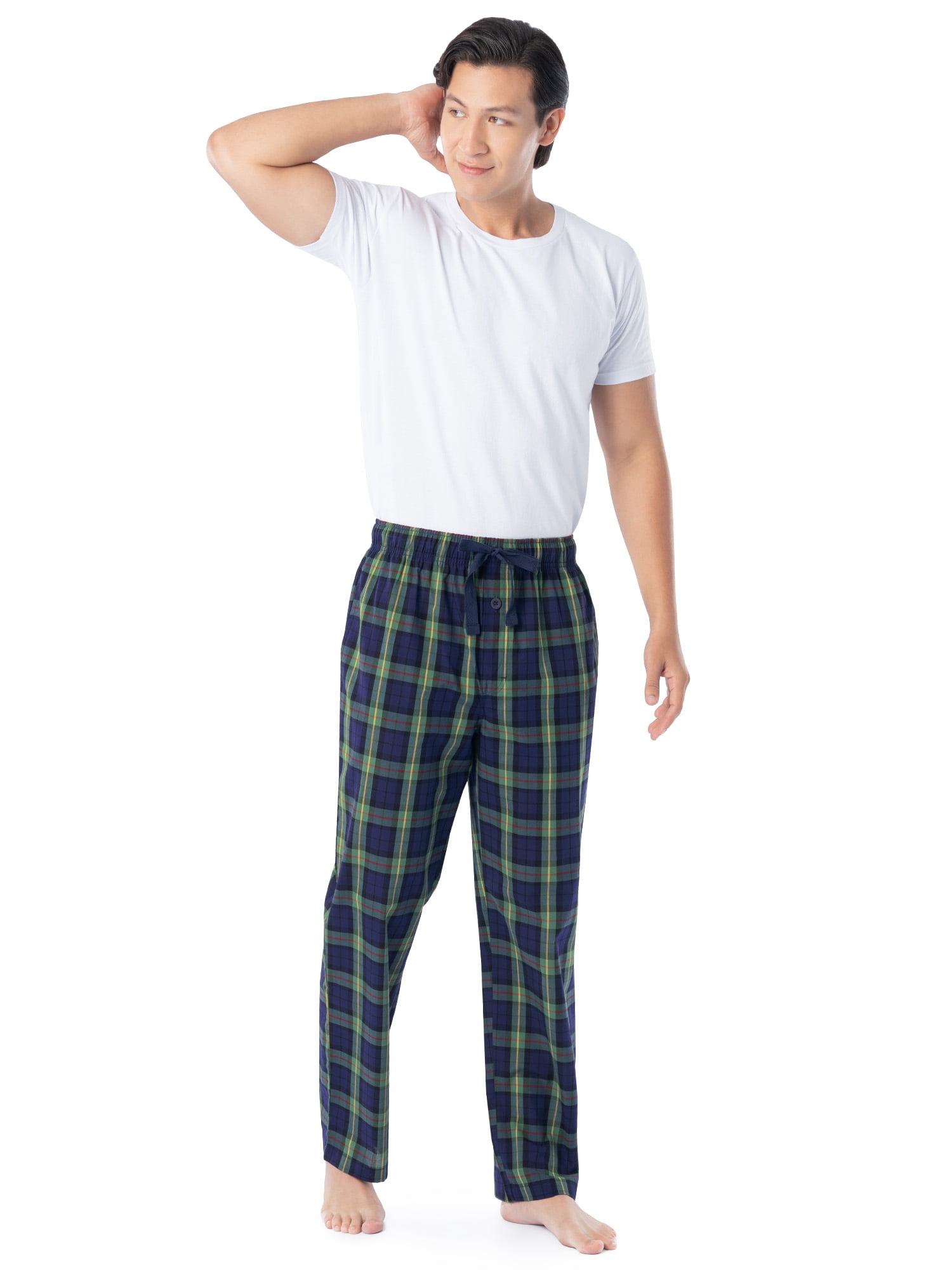 Fruit of the Loom Men's and Big Men's Soft Brushed Woven Sleep Pant, Sizes S-6XL & LT-3XLT