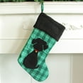 thumbnail image 5 of 2 Pack Christmas Cat Stockings, Creative Plaid Black Cat Christmas Stocking Bag, Xmas Tree Hanging Candy Gift Bag for Home Holiday Xmas Party Decorations, 5 of 9