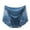 Blue, variant on Lace Underwear for Women Summer Fashion Silk Satin Hipster Panties Mid Waist Stretchy Thongs Breathable Lightweight Briefs S-XL