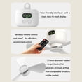thumbnail image 5 of Portable Ceiling Fan with Light for Canopy, Gazebo, Patio, RV, Garage, Porch, 8000mAh Battery Operated Tent Fan, 8H Timer & 4 Speeds Detachable Blades, Hanging Camping Fan, 5 of 12