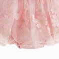 thumbnail image 4 of KPOPLK Baby Girl Floral Tulle Princess Dress Long Sleeve Cute Tutu Skirts Romper with Lace Headband for 3 6 9 12 18 Months(Pink,9-12 Months), 4 of 7