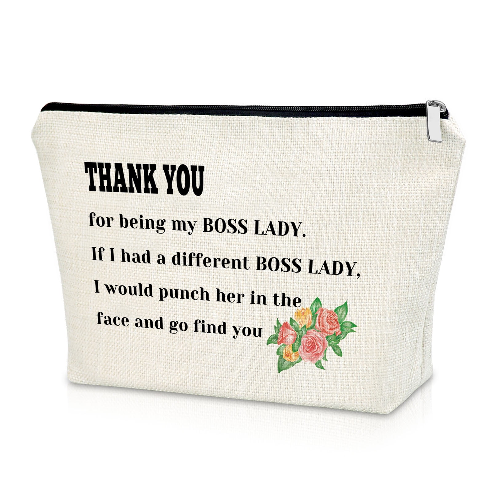 Geiserailie Christmas Gift Spa Set Boss Lady Gifts for Women Spa Tumbler  Relaxation Gift Set, Thank You for Being My Boss Lady Makeup Bag, Birthday