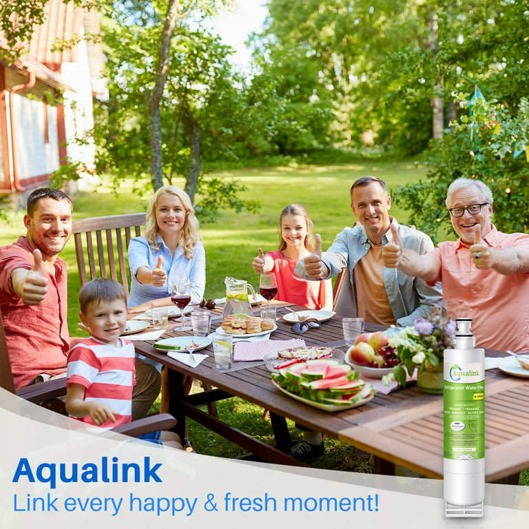 AQUA CREST Refrigerator Water filter, Replacement for GE® Smart Water MWF,  MWFINT, MWFP, MWFA, GWF, HDX FMG-1, GSE25GSHECSS, WFC1201, RWF1060