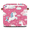 Multicolor 3, variant on CURLYOOT 13 x 13 Inch Cube Storage Bin, Unicorn Print Fabric Storage Cube Baskets, Closet Shelves Foldable Bins with Leather Handles for Home Organizer