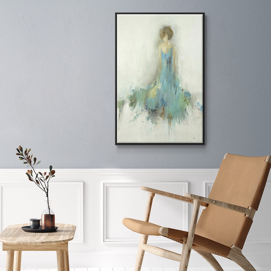 Reflection on You Framed Premium Gallery Wrapped Canvas - Ready to Hang - 25 x 37 - Black Floating Frame