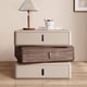 thumbnail image 2 of Mesita De Noche giratoria De madera maciza, cajón blanco moderno, mesita De Noche nórdica para Hotel, mesitas De Noche pequeñas De almacenamiento, muebles para el hogar, 2 of 4