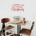 thumbnail image 3 of Vinyl Wall Art Decal - It's Beginning To Look Like Christmas - 15" x 25" - Trendy Inspirational Cute Holiday Season Quote Sticker For Living Room Entry Way Door Window Office Coffee Shop Decor, 3 of 4