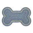 thumbnail image 6 of VHC Brands Jolie Farmhouse 15"x23" Accent Rug Blue Recycled Plastic (PET) Striped Water-Resistant Bone Shape Floor Decor, 6 of 6