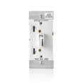 thumbnail image 1 of Interruptor de intensidad Leviton Toggle Slide TSL06-1LW para LED blanco, 1 of 9