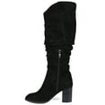 thumbnail image 3 of Journee Womens Aneil Wide Width Extra Wide Calf Stacked Heel Knee High Boots, 3 of 10