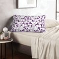 thumbnail image 6 of Susaid Violets Flowers Print Pillowcases Multiple Size, Pillow Cover Super Soft Envelope Closure Standard Pillow Case-16"x24", 6 of 6