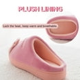 thumbnail image 3 of AUXDIQ Mens Womens Comfort Slippers Plush Lining Winter Memory Foam House Shoes Slip On Bedroom Slippers, 3 of 5