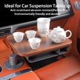 thumbnail image 2 of relayinert Cars Tables Convenient In-Car Dining Experience Automobile Holder Table Laptop Mount Material 360 Compatible Most dark wood grain, 2 of 6