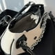 thumbnail image 3 of Bolso De Hombro Bolso de viaje con cadena de asa superior de charol suave Lona ajustable para fiesta, 3 of 6