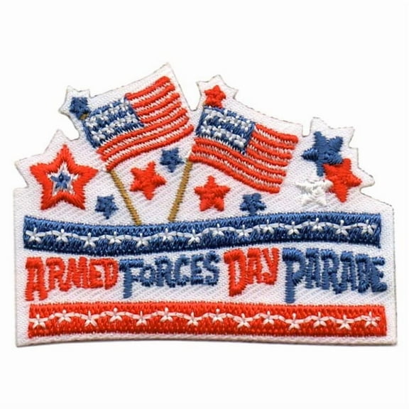 12 pieces 2" Custom Activity Scouts Applique Fun Patches - Armed Forces Day Parade Patch 1