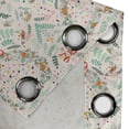 thumbnail image 4 of Ambesonne Flowers Grommet Curtain, Vintage Hearts Ribbons, 50" x 108", Beige Mint, 4 of 6