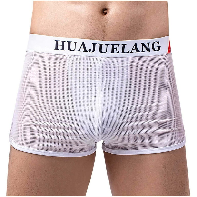 Kayannuo Cotton Underwear For Men Christmas Clearance Men's Underwear Cotton  Large Size ty Men's Boxer Underpants Extra Long Sport Solid Color 