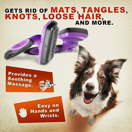 Pet Supplies Self Cleaning Slicker Brush This Is The Best Dog And Cat Brush For