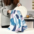 thumbnail image 5 of Coolnut 6 Pack Blue Art Color Watercolor Kitchen Towels, Soft Highly Absorbent Dish Towels Reusable Tea Towels Set, 28"x 18", 5 of 6