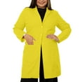 thumbnail image 6 of Panda Uniform by HeedFit Unisex Doctor Lab Coat 37" – 4XL Yellow, 6 of 8