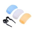 thumbnail image 1 of 3 Color 3 in 1 Pop Up Flash Diffuser Cover for DSLR Cameras, Soft Shadow,         , Blue White Orange, 1 Piece, 1 of 7