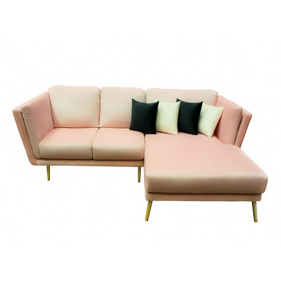 SALA MODULAR TU ESPACIO MUEBLES SIENA ROSA 2.70 x 1.67 x 96 MINIMALISTA