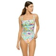 thumbnail image 2 of Johnny Was Women's Ruched One Piece Swimsuit Wild Bloom, 2 of 2