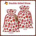 thumbnail image 2 of Gaeub Hand Drawn Strawberry Print Christmas Burlap Bags with Drawstring, Burlap Gift Bags,Christmas Linen Treat Sacks,Gift Wrapping Bags,Xmas Holiday Party Favors Bags-Small, 2 of 9