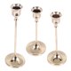 thumbnail image 3 of 3pcs delicado candelabro exquisito vela de vela de hierro decorativo, 3 of 5