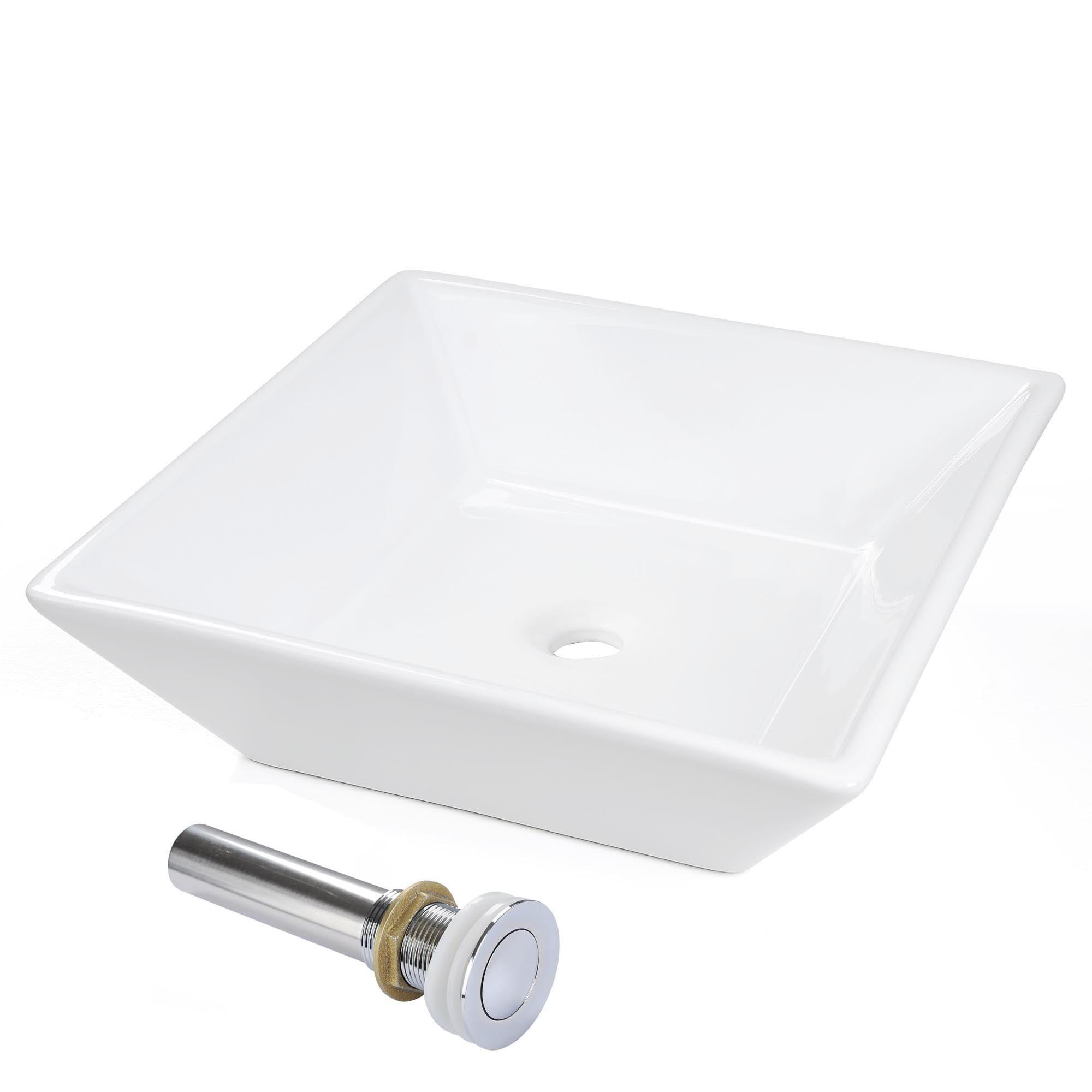 Round/Square/Oval/Rectangle Tabletop Bathroom Porcelain Vessel