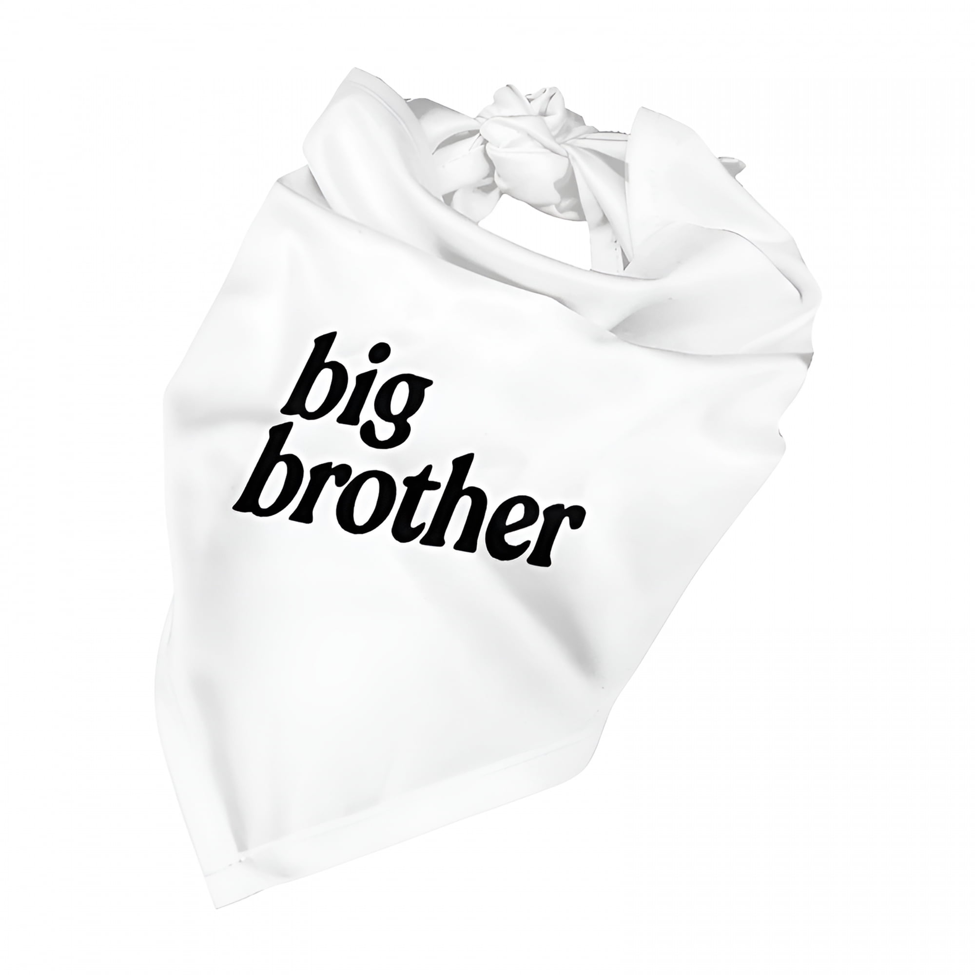 TELOLY Big Brother Print Dog Bandana Gifts, Scarf Triangle Bibs Pet Accessories for Small Medium Large Dogs Cats Pets