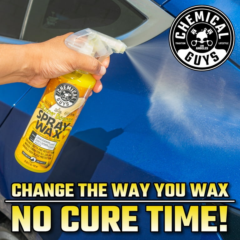  Chemical Guys Quickie Detail Bundle - Total Interior Cleaner &  Protectant, Blazin' Banana Spray Wax and Tire Kicker Tire Shine (3 16 oz  Bottles) : Automotive