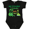 thumbnail image 3 of Inktastic Grandma Grandpa Love Me Dinosaurs Boys Baby Bodysuit, 3 of 5