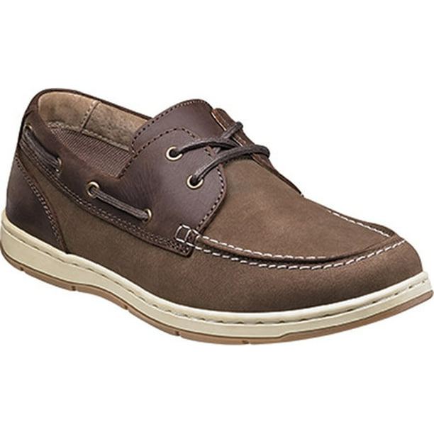 Nunn Bush - men's nunn bush schooner moc toe two-eye boat shoe - Walmart.com - Walmart.com