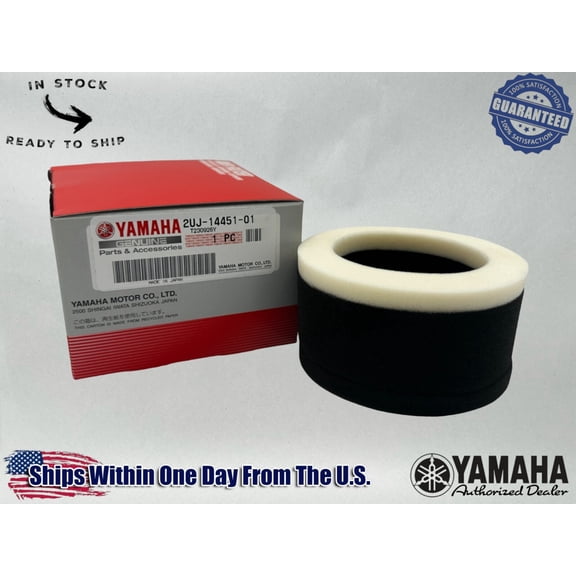 Yamaha Genuine OEM Authentic Air Filter 2UJ-14451-01-00