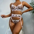 thumbnail image 2 of Gibobby Ropa sexy de mujer para sexo Bragas de satén para mujer, sexy, con costuras de cinta, sin espalda, lencería erótica(Rosa, XG), 2 of 5