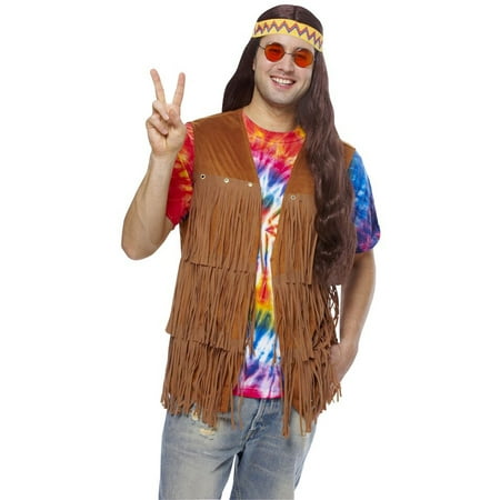 Men's Hippie Fringe Costume Vest
