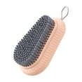 thumbnail image 2 of Laundry Shoe Brush, Soft Bristle Cleaning Scrubber with Hanging Hole, Multi-Purpose Brush for Shoe Sink Stove Countertop, Kitchen Bathroom Household Cleaning Tool, 2 of 6