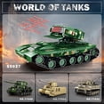 thumbnail image 6 of Missile Tank Building Blocks for Adults, Military Tanks Model with Remote Control, STEM Building Toys Kit - Ideal Gift for Adults(1449 Pcs, 55027), 6 of 6
