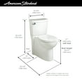 thumbnail image 6 of American Standard Cadet 3 FloWise 2-Piece 1.28 GPF Single Flush Elongated Toilet in White, 6 of 6