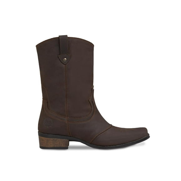 Bota Vaquera URBAN COWBOY Hombre Piel Natural Punta Cuadrada cafe 25