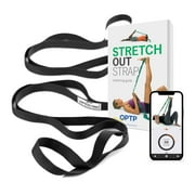The Original Stretch Out Strap XL with Exercise Book, Top Choice Stretch Out Straps for Physical Therapy, Yoga Stretching Strap or Knee Therapy Strap by OPTP